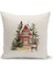 Yılbaşı Serisi Çift Tarafı Dijital Baskılı Kırlent Kılıfı (Christmas Noel Cushion Cover) 1