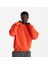 Erkek Kırmızı %100 Organik Pamuk Kanguru Cepli Kapüşonlu Oversize Sweatshirt 2