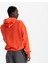 Erkek Kırmızı %100 Organik Pamuk Kanguru Cepli Kapüşonlu Oversize Sweatshirt 4