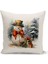 Yılbaşı Serisi Çift Tarafı Dijital Baskılı Kırlent Kılıfı (Christmas Noel Cushion Cover) 1