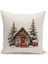 Yılbaşı Serisi Çift Tarafı Dijital Baskılı Kırlent Kılıfı (Christmas Noel Cushion Cover) 1