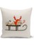 Yılbaşı Serisi Çift Tarafı Dijital Baskılı Kırlent Kılıfı (Christmas Noel Cushion Cover) 1