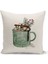 Yılbaşı Serisi Çift Tarafı Dijital Baskılı Kırlent Kılıfı (Christmas Noel Cushion Cover) 1