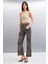 Vılma Kadın %100 Pamuk Leopar Desenli Jeans 4
