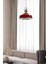 Kırmızı Metal Modern Sarkıt Avize, Salon ve Mutfak İçin Şık Aydınlatma 2