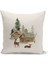 Yılbaşı Serisi Çift Tarafı Dijital Baskılı Kırlent Kılıfı (Christmas Noel Cushion Cover) 1