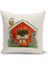 Yılbaşı Serisi Çift Tarafı Dijital Baskılı Kırlent Kılıfı (Christmas Noel Cushion Cover) 1
