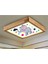 Ahşap Tavan Led Avize 60x60cm, Beyaz, 6500K, Kids Fil, 1 Başlık 1