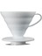 V60 02 Dripper, Kahve Damlatıcı, Beyaz Plastik 1