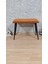 Siyah Metal Ayaklı Puf Bench Tedyy Bench Antreönü 2