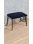 3tel Siyah Metal Benchpufantre Önü Tedyy Puf Bench 4