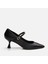 01AYH290860A100 MARY Jane Deri Siyah Kadın Stiletto 1