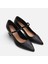 01AYH290860A100 MARY Jane Deri Siyah Kadın Stiletto 2