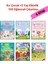 555 Eğlenceli Çıkartma Dizisi 6 Kitap Set, +3 Yaş Kız Çocuk Etkinlik Kitap Seti 1