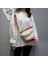 Dokuma Bayan Çanta Kova Hasır Örgülü Messenger Çanta Pu Deri Moda Patchwork Omuz Kahverengi (Yurt Dışından) 4