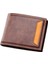 Erkek Cüzdan Erkek Kısa Deri Çanta (Koyu Kahve Rengi) (Yurt Dışından) 1