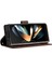 Samsung Galaxy Z Için Flip Case Toka ile 5 5g Kat Pu Deri Saf ile (Yurt Dışından) 5