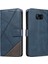 Elmas Dikiş Deri Telefon ile Samsung Galaxy S7 Kenar Için Flip Case (Yurt Dışından) 2