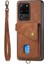 Samsung Galaxy S20 Ultra Manyetik Kapatma Premium Deri Kart Için Kılıf (Yurt Dışından) 5