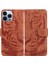 IPhone 14 Için Flip Case Pro Deri Cüzdan Kickstand Koruyucu Kabartmalı (Yurt Dışından) 1