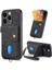 IPhone 15 Için Kılıf Pro Ayrılabilir Kordon Kart Yuvası Çok Fonksiyonlu (Yurt Dışından) 1