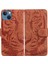 IPhone 15 Için Flip Case Artı Kabartmalı Sevimli Kaplan Deri Cüzdan Kickstand (Yurt Dışından) 1