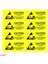 10 Adet Antistatik Uyarı Etiketi Elektrostatik Elektrik Esd Ikaz Caution Dikkat Yapışkan Stiker 1