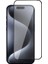 Apple iPhone 15 Pro 3D Rika Temperli Cam Ekran Koruyucu-Siyah 1