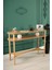 ULİVO Dresuar – MDF Lam & Ahşap Ayaklı 3 Raflı Konsol Hol, Koridor, Makyaj Sehpası, Plaklık, Dekoratif Çiçeklik H:81cm En:118cm Derinlik: 38cm 1