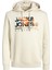 Jack & Jones Jack Jones Yazı Baskılı Kapüşonlu Erkek Sweatshirt 12256821 1