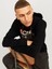 Jack Jones Yazı Baskılı Kapüşonlu Erkek Sweatshirt 12256821 2