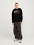 Jack Jones Yazı Baskılı Kapüşonlu Erkek Sweatshirt 12256821 3