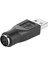 2 Adet Ps/2 Dişi USB Erkek Adaptör Dönüştürücü Splitter Konektörü Pc Için Taşınabilir USB Inter Adaptörü Klavye Fare (Yurt Dışından) 3
