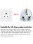 Adet Ingiltere Elektrik Fişi 13A 250V 3 Pinli Kablolama Montaj Fişleri Yüksek Kalite Ingiltere Dubai Singapur Adaptörü Çıkarılabilir Priz (Yurt Dışından) 5