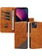 IPhone 13 Mini ve Kart Yuvası Deri Telefon Koruma Kılıfı Için Flip Case (Yurt Dışından) 1