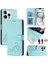 IPhone 12 Için Kılıf Pro Max Kart Yuvası Tutucu Kickstand Kedi Rfıd Cüzdan Flip (Yurt Dışından) 5