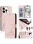 IPhone 12 Için Kılıf Pro Kedi Rfıd Kart Yuvası Tutucu Kickstand Cüzdan Flip (Yurt Dışından) 5