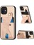 IPhone 12 Için Kılıf Standı Fonksiyonu Braketi Cardholder Manyetik Tasarım (Yurt Dışından) 1