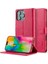 Tutucu Kart Yuvaları ile IPhone 16 Pro Için Flip Case Cüzdan Buzağı Doku (Yurt Dışından) 1
