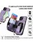 IPhone 14 Için Kılıf Pro Standı 7 Kart Yuvaları Fermuar Kapatma Ayarlanabilir (Yurt Dışından) 5