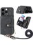 IPhone 15 Için Kılıf Pro Premium Deri Standı Ayarlanabilir Kordon Fermuar 7 (Yurt Dışından) 1