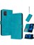 Kart Yuvası ile Samsung Galaxy A51 4g Kickstand Saf Renk Için Flip Case (Yurt Dışından) 1