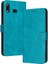 Samsung Galaxy A10S Saf Renk Pu Deri Toka ile Flip Case (Yurt Dışından) 1