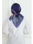 Telin Desenli Soft Eşarp 1169 - Mor 4