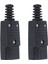 2x Siyah IEC-320 C14 Erkek Fiş Ac Giriş Soket Konnektörü 250V 10A (Yurt Dışından) 5