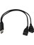 Sıcak 30 cm USB 2.0 A Erkek 2 Çift Dişi Jack Y Splitter Hub Güç Kablosu Adaptör Kablosu (Yurt Dışından) 4