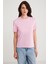 Martina Kadın %100 Pamuk Regular Pembe T-Shirt 1