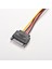 1 Pc 15 Pin Sata Erkek Kadın 15 Pin 15 P Sata Adaptörü Güç Uzatma Kablosu Tel Kablosu 8 Inç (Yurt Dışından) 4