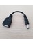 Dc 5.5mm x 2.1mm Erkek Adaptör - USB Tip A Dişi Uzatma Güç Kablosu 12CM (Yurt Dışından) 2