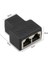 1 Ila 2 Yollu RJ45 Lan Ethernet Ağ Kablosu Dişi Splitter Konnektör Adaptörü Dizüstü Bilgisayar Yerleştirme Istasyonları (Yurt Dışından) 3
